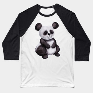 Smiling Panda Baseball T-Shirt